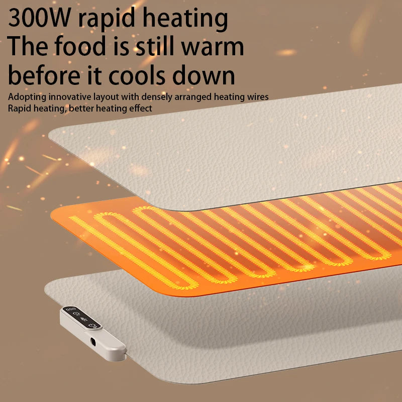 Portable Roll-Up Food Warming Mat