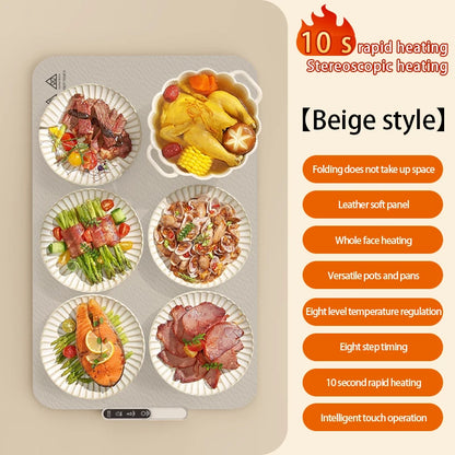 Portable Roll-Up Food Warming Mat