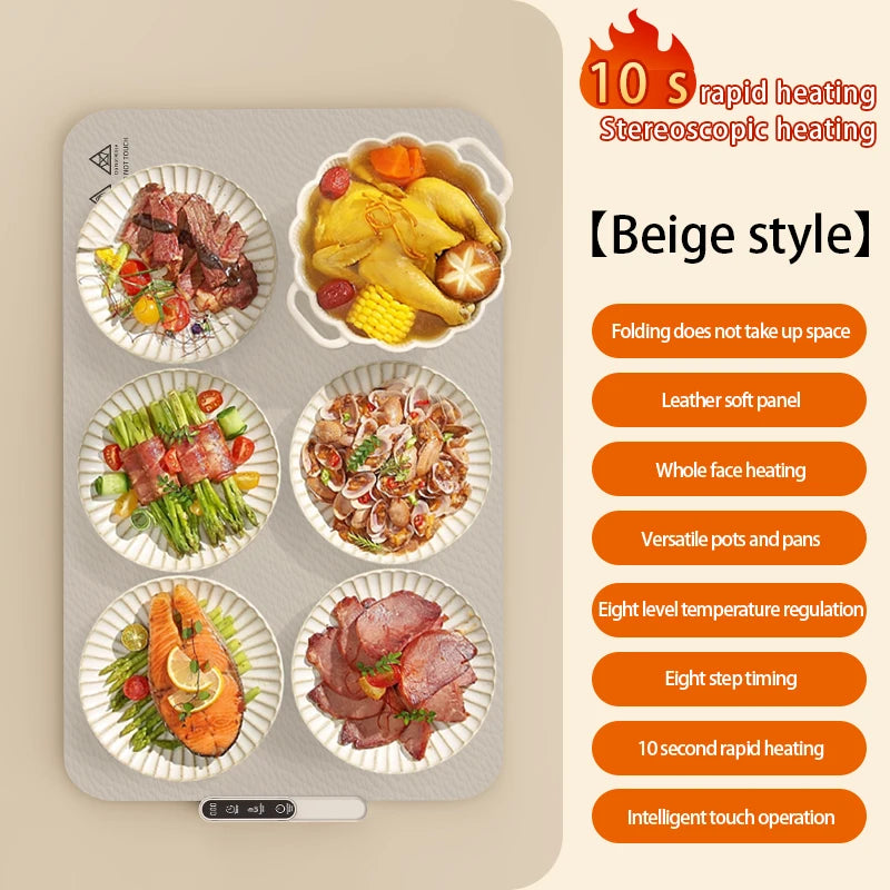 Portable Roll-Up Food Warming Mat