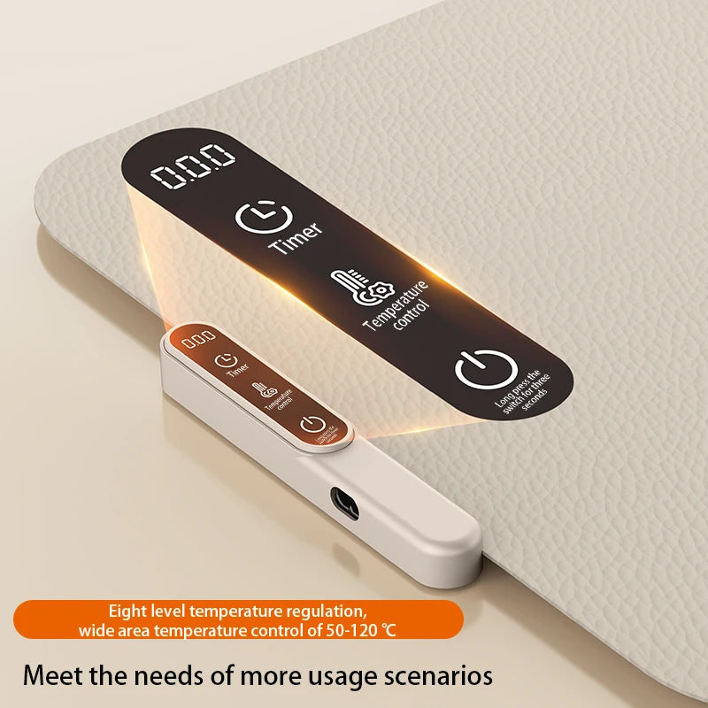 Portable Roll-Up Food Warming Mat